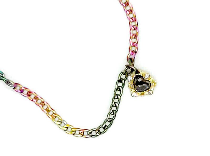 Wee Kinki Rainbow Necklace with Charm